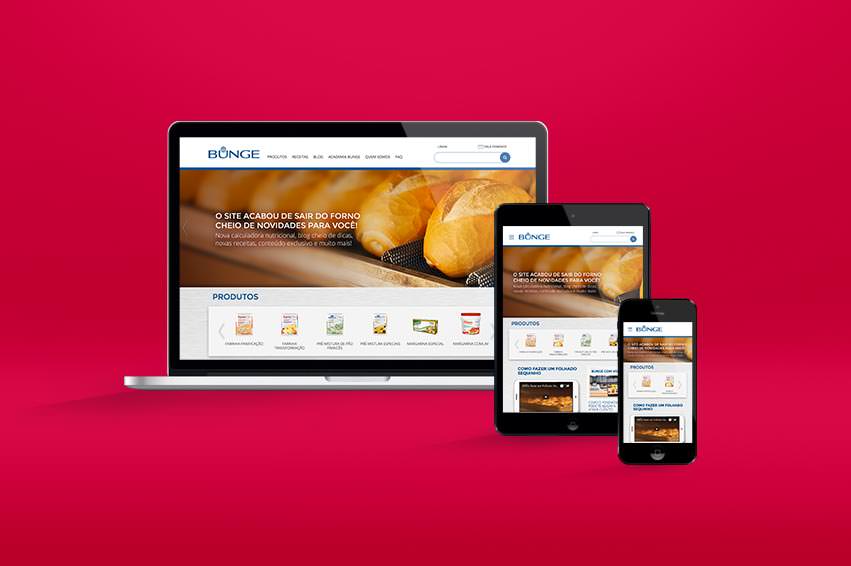 Portal Bunge Profissional - Responsivo