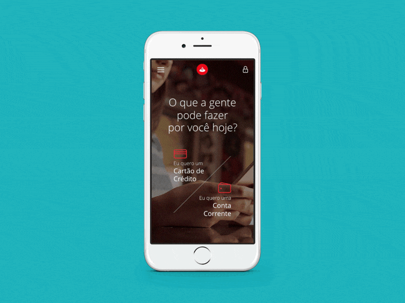 Portal Santander Brasil - Versão Mobile 02